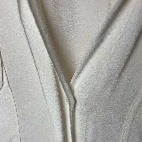 James Perse Cream Button-Down Shirt - Picture 5 of 16